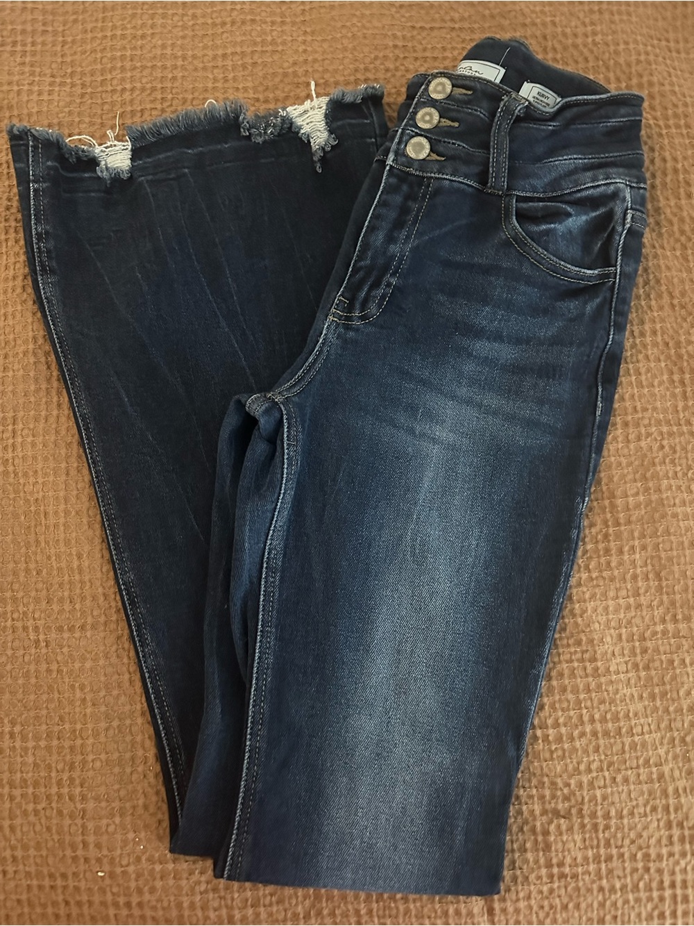 Size 27 KanCan Dark Wash High-Rise Jeans - Dark Blue